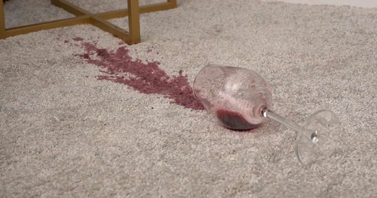 How to remove red wine stains from leather, fabric and wood.