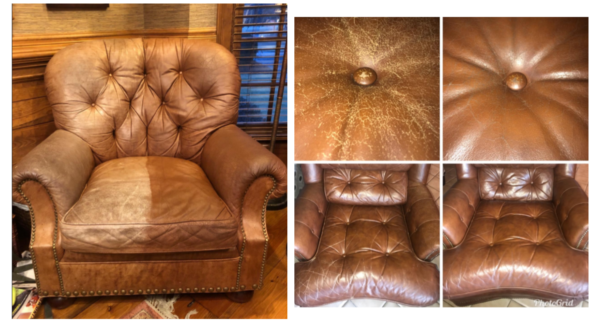 Medium Brown Leather Balm Results