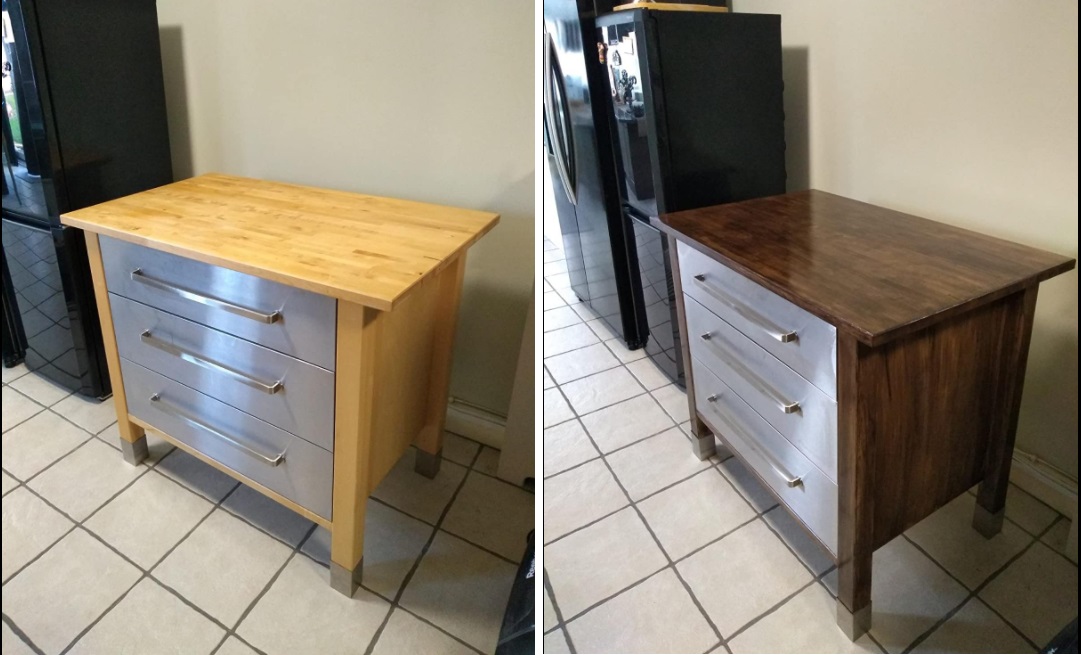 Dark Oak & Light Oak Wood Stains