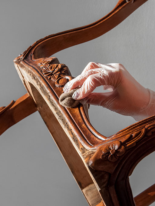 Wooden Chair Polishing