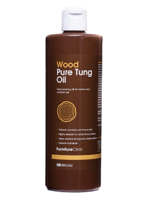 Pure Tung Oil - Wood Oil for Indoor & Outdoor Use, Suitable For All