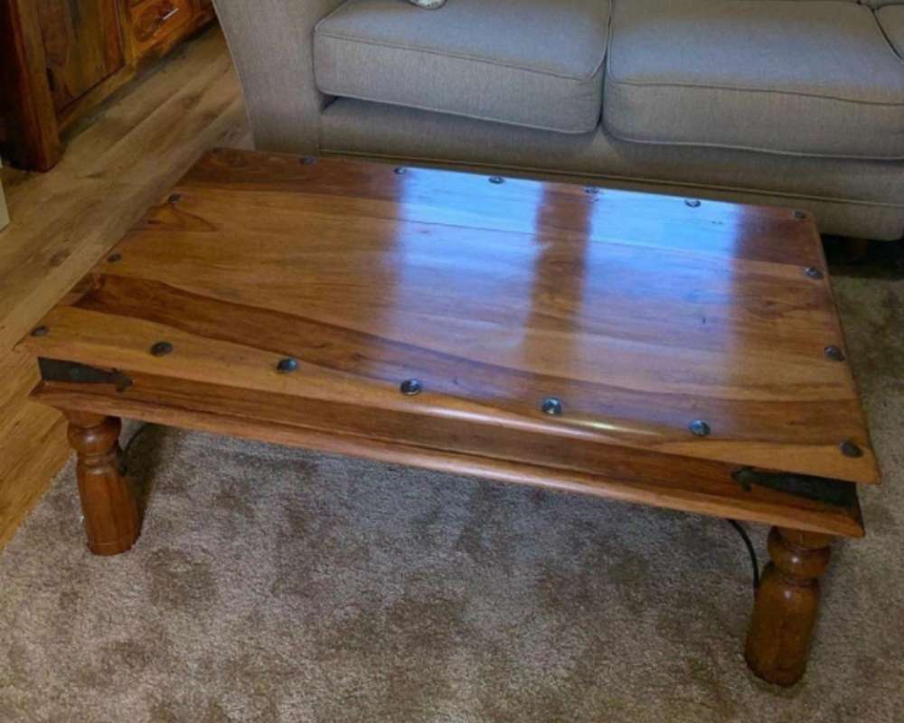 Coffee table stained