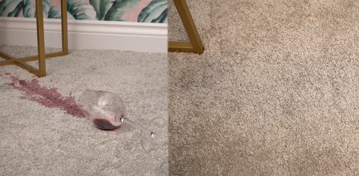 red wine stains on carpet